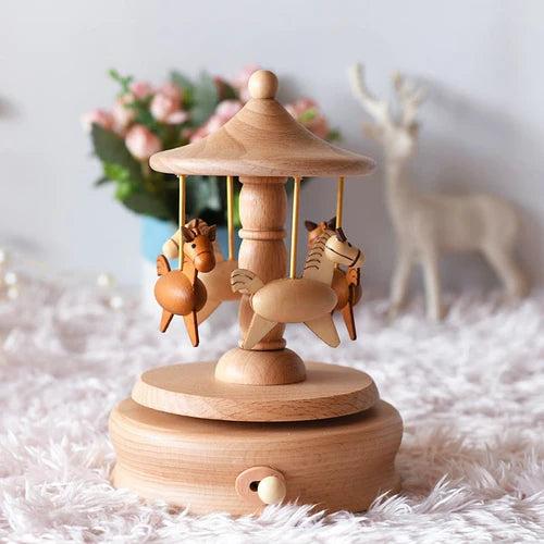 Carrousel Musical en Bois